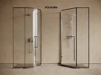 Modern Shower Sauna Enclosure With Glass Design And Stylish Structure 3d model