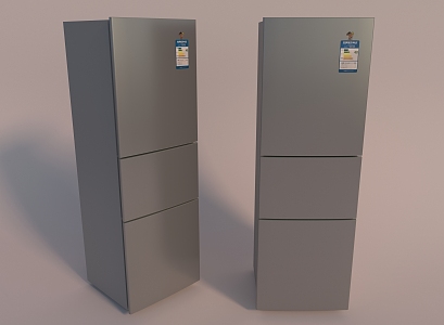 refrigerator freezer single door three layer haier 3d model