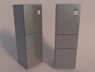 refrigerator freezer single door three layer haier 3d model