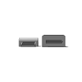 Modern Office Appliances Including Compact And Large Printers With Output Trays
