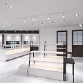 Modern Beauty and Hair Salon Storefront with Glass Windows and Elegant Facade
