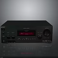 Sony Stereo Receiver With Digital Display Control Knobs And Audio Buttons For Home Audio System