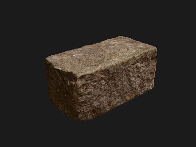 Brick Stone Rock Gravel Floor Tile Brick Masonry Mountain Rockery Granite Original Stone Ancient Brick Landscape Stone 3d model