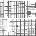 Detailed Ceiling Structural Design With Framework Layout And Construction Details Drawings