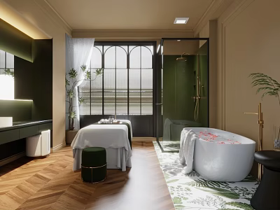 French Spa 3d model
