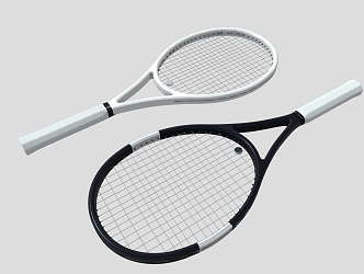 tennis racket tennis sports equipment sports equipment 3d model