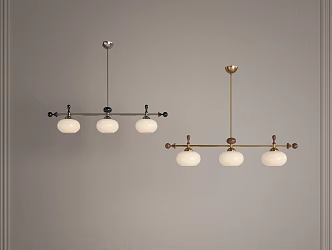 Dining Room Chandelier Long Strip Chandelier Middle Ancient Chandelier French Chandelier Vintage Chandelier 3d model