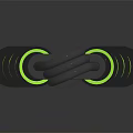 Moonlight Grip Strengthener With Black Green Non Slip Dots And Comfortable Grips