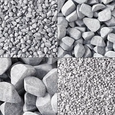 Modern Stone Pebbles Stone Stone Block Garden Stone Stone Garden Stone Stone Stone Paving Rock Granite Gravel 3d model