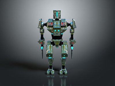 Mech Warrior Mech Soldier Machine Battlearm Mechanical Battlearm Machine Fighter Robot model