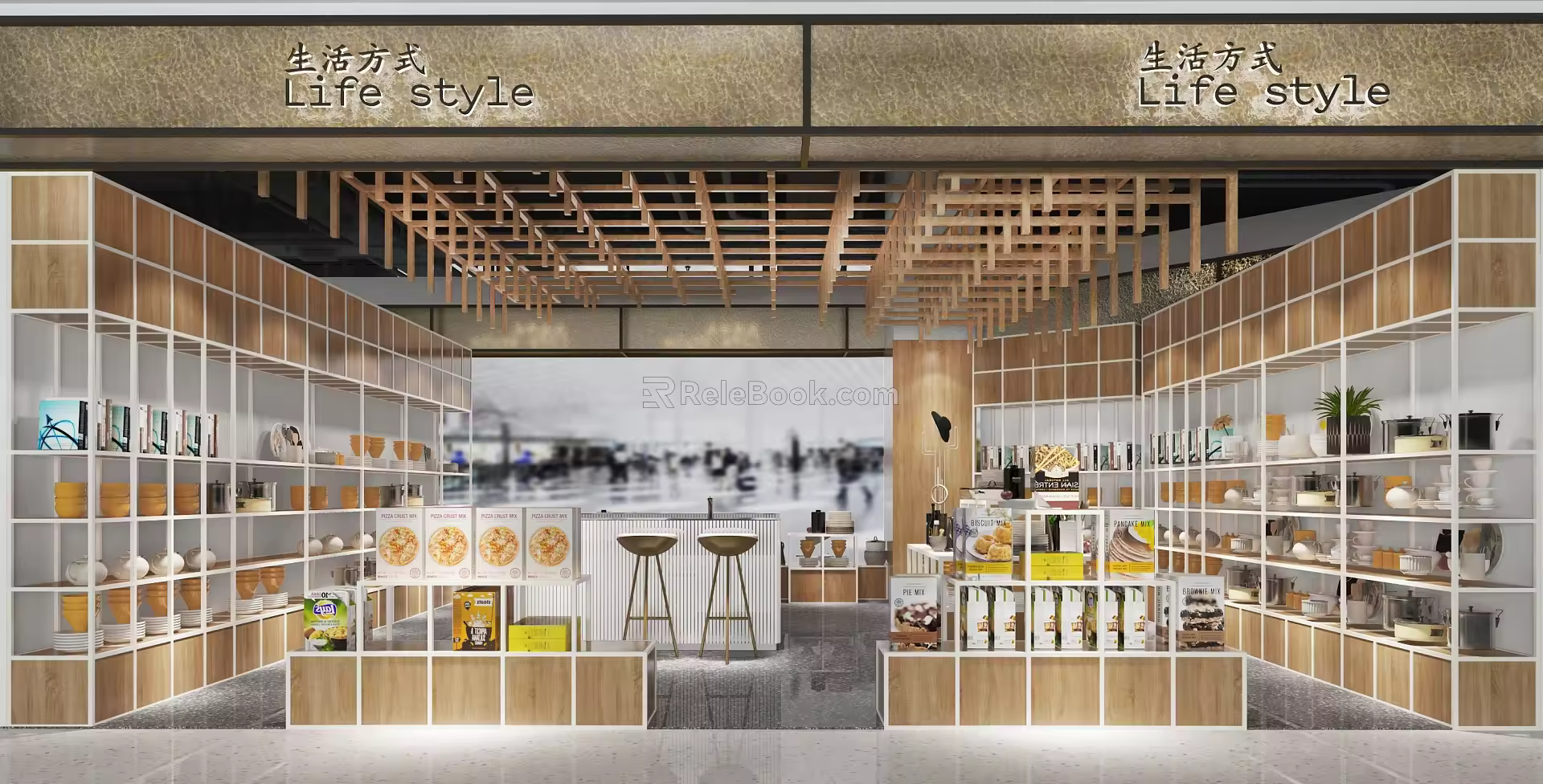Modern Store 3d model