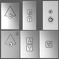 Elevator indicator light 3d model