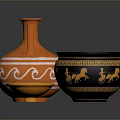 Jar Bottle Jar Container Realistic 3d model