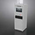 Mobile White Industrial Control Equipment with Display Screen Control Panel and TVVR6000A Model