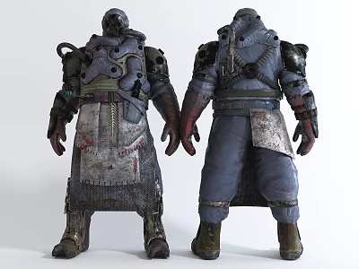 Modern Game Characters Virtual Characters Science Fiction Characters 3d model