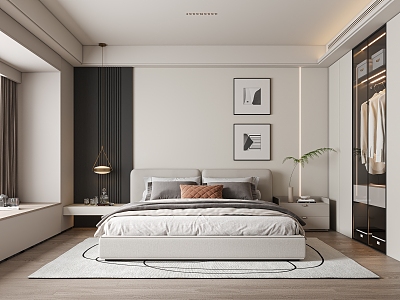 Modern Bedroom 3d model