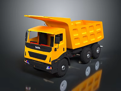 Modern Truck Cargo Truck Transporter Game Items 3d model Modern Truck Cargo Truck Transporter Game Items 3d model