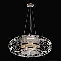 Modern Italian Light Luxury Crystal Chandelier Metal Chandelier Glass Chandelier 3d model