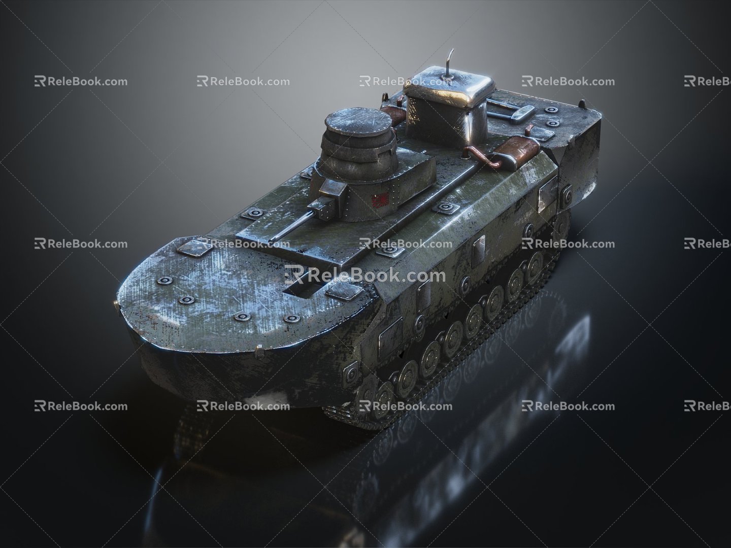 INDUSTRIAL LOFT TANKS WWII TANKS WORLD WAR I TANKS 3d model