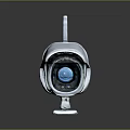 Outdoor Surveillance Camera With Antenna Clear Lens Protective Housing And Stable Mounting Base
