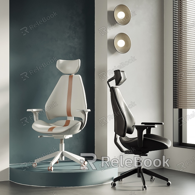 Modern office chair model