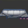 Functional Heavy Duty Tanker Trailer With Metal Tank And Multiple Wheels Design