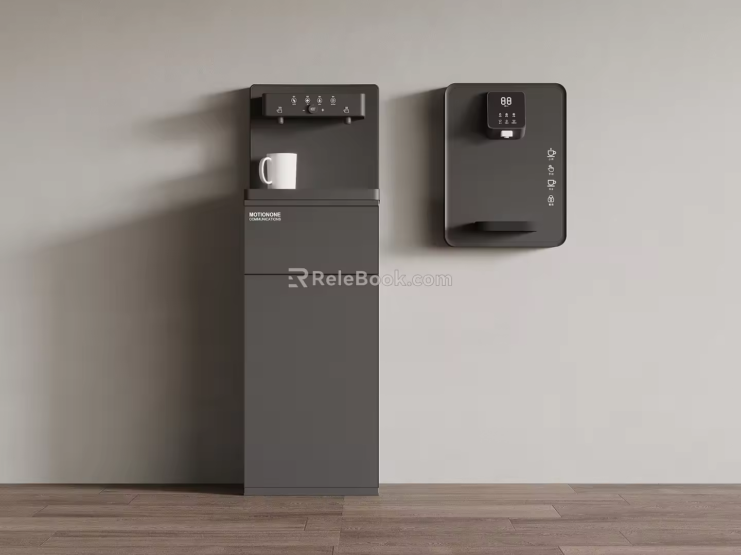Modern pipeline machine water dispenser direct drinking machine tea bar machine 3d model