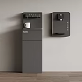 Modern pipeline machine water dispenser direct drinking machine tea bar machine 3d model