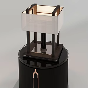 Lawn lamp 3d model