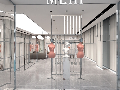 Modern Clothing Store Kowloon Mei Hui model