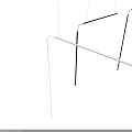 Modern Linear Chandelier With Sleek Metal Frame And LED Lighting For Dining Room