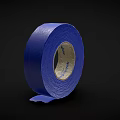 Blue Masking Tape Roll With Strong Adhesive For Home And Office Use