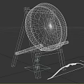 Archery Sports Equipment Set With Wooden Stand Target Bow And Arrow For Practice