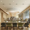 Modern Library City Study 3d model