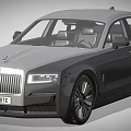 Elegant Black Luxury Sedan With Chrome Grille LED Headlights And Alloy Wheels