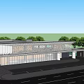 Modern Sales Office Architecture Art Sales Department Club Architecture 3d model