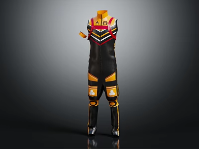 Modern Wetsuit Swimsuit 3d model