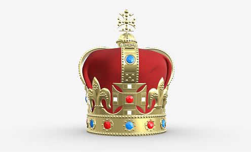 Jane's Crown Cartoon Crown 3d model