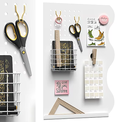 Modern Office Supplies 3d model