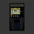 Essential Emergency Call Device With Control Panel And Display For Daily Use