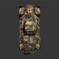 Vintage Military Armored Vehicle With Camouflage Paint Classic Wheels And Retro Design