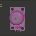 Electronic button keys 3d model
