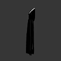 Black Hooded Jacket With Full Zipper And Front Pockets As Daily Living Essential