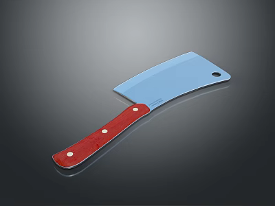 kitchen knife chinese kitchen knife japanese style kitchen knife japanese style sande knife slicing knife bone cutting knife wenwu knife 3d model