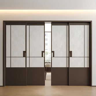 Modern sliding door sliding door 3d model