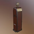 Classic Military Weapon Design With Retro Metal Structure And Functional Details