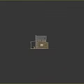 Western Style Wooden House With Sheriff Sign And Jail Section Wooden Porch And Metal Roof