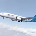 Passenger Aircraft Featuring 10 Different Liveries And Detailed Cockpit Design