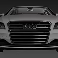 Sleek Silver Sedan With Red Leather Seats And Modern Front Grille Design
