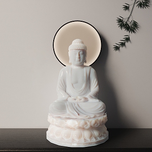 New Buddha Sculpture Ornaments 3d model